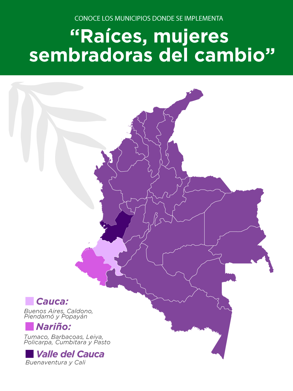 mapa raices colombia