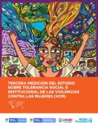 Tercera medición del estudio sobre tolerancia social e institucional de las Violencias Contras las Mujeres (VCM)